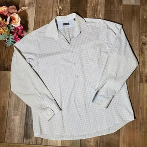 Van Heusen Air Regular Fit Stretch Men's Dress Shirt Size 17 1/2 36/37